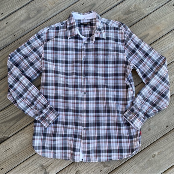 John Varvatos Other - John Varvatos U.S.A. Button Up Plaid Shirt